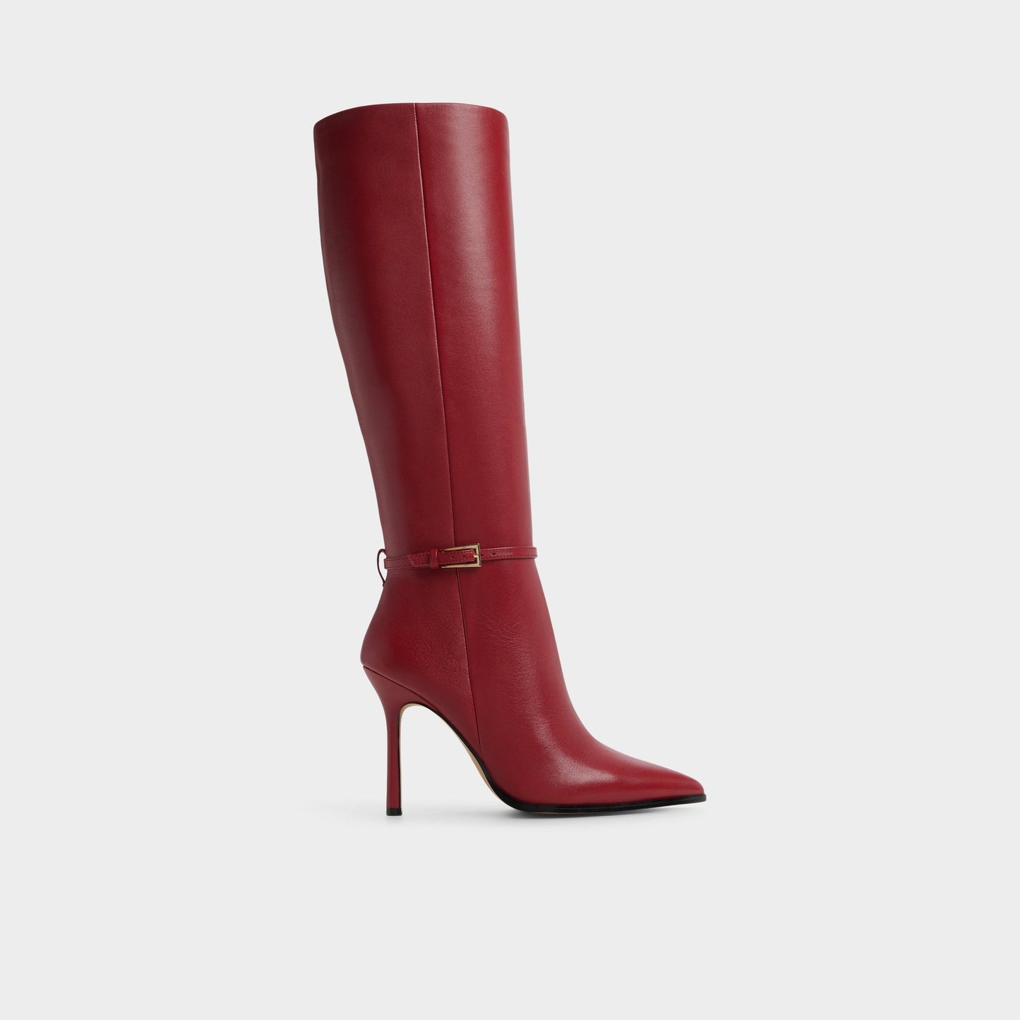 Bottes Éléganza Cuir Rouge Foncé™