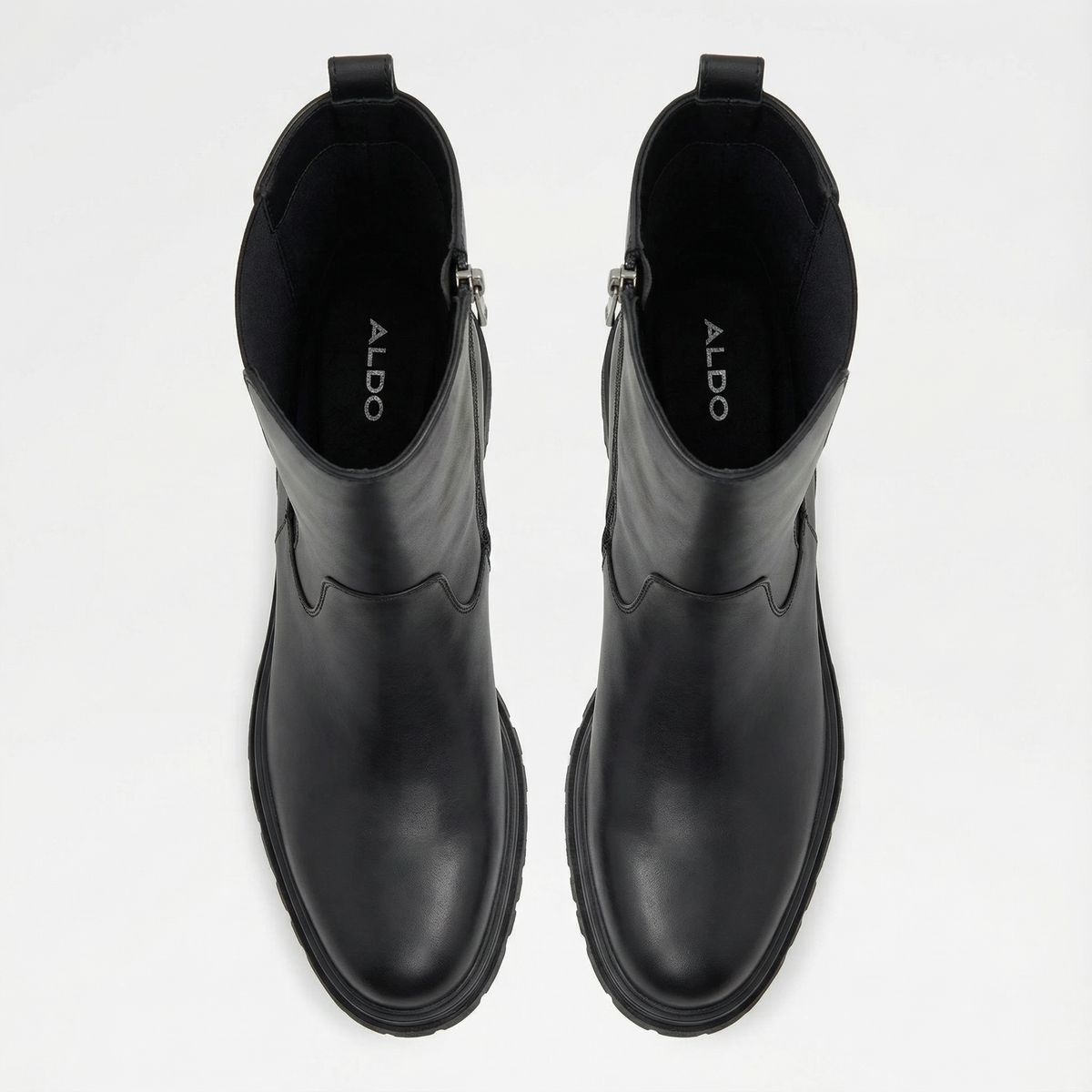 NOÉMIE — Bottes hautes en cuir noir