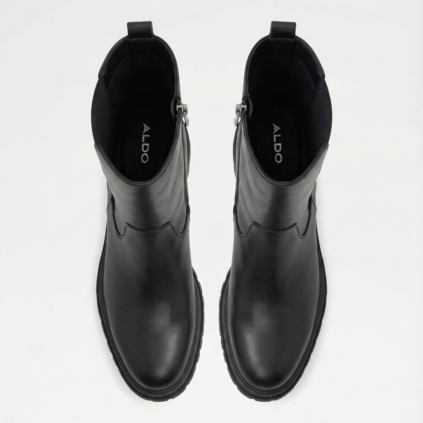 NOÉMIE — Bottes hautes en cuir noir