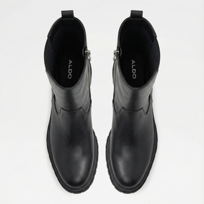 NOÉMIE — Bottes hautes en cuir noir